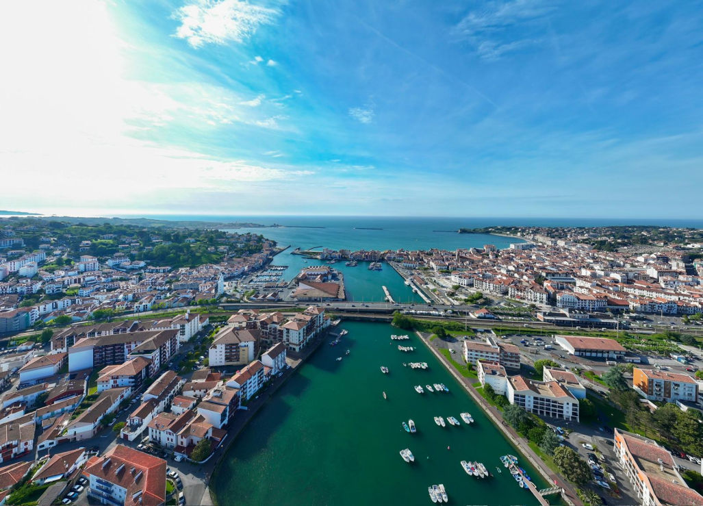 Vue aérienne Pays Basque